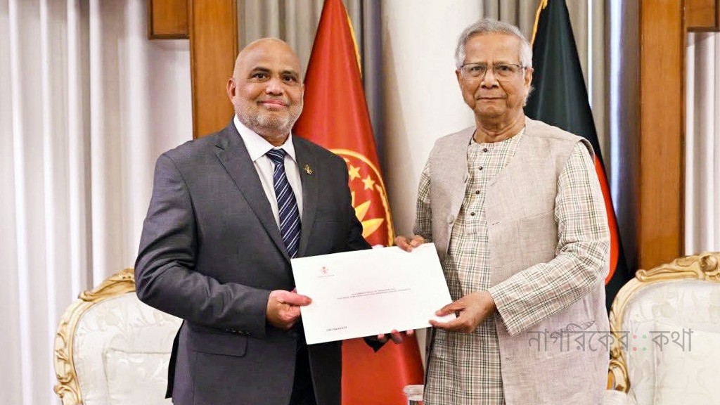 প্রধান উপদেষ্টার সঙ্গে মালদ্বীপের শিক্ষামন্ত্রীর সাক্ষাৎ