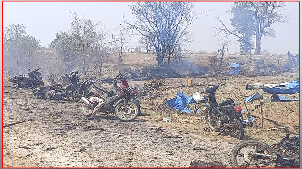 মিয়ানমারে নির্বাচনের সময় জান্তার বিমান হামলায় নিহত অন্তত ১৭০