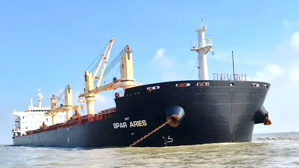 যুক্তরাষ্ট্র থেকে ৬২ হাজার টনের বেশি গম নিয়ে জাহাজ চট্টগ্রাম বন্দরে