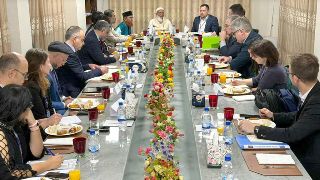 জামায়াত আমিরের সঙ্গে ইইউ নির্বাচন পর্যবেক্ষণ মিশনের সাক্ষাৎ