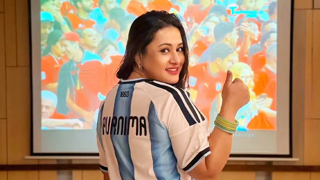 মেসির প্রত্যাবর্তনে মুগ্ধ পূর্ণিমা, বললেন—‘চ্যাম্পিয়নদের হৃদস্পন্দন দেখিয়ে দিলেন’