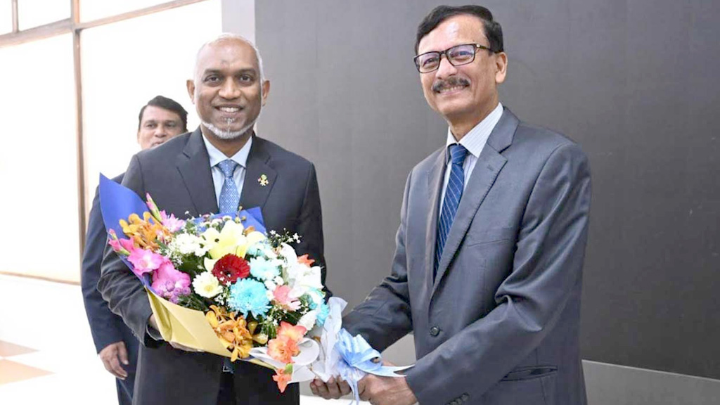 শপথ অনুষ্ঠানে যোগ দিতে ঢাকায় মালদ্বীপের প্রেসিডেন্ট