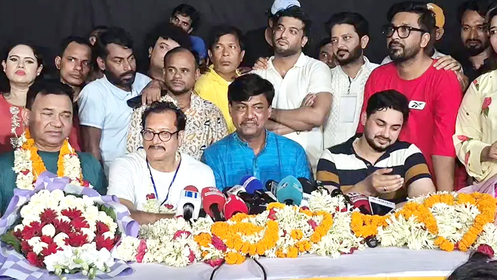 শিল্পী সমিতির নির্বাচনে জয়ী শিবা শানু–জয় চৌধুরী