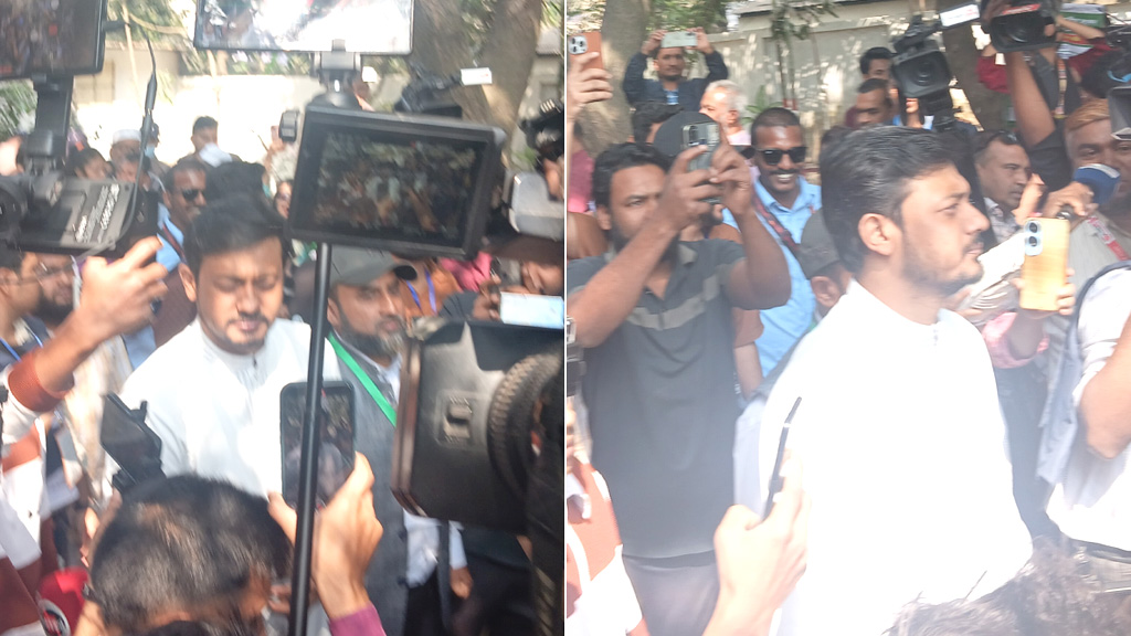 মির্জা আব্বাসের ভোটকেন্দ্র পরিদর্শনে নাসীরুদ্দীন পাটওয়ারী