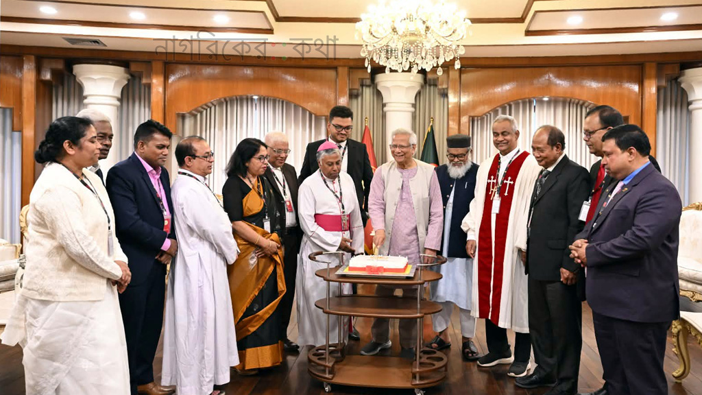 বড়দিনে ধর্মীয় নেতাদের সঙ্গে প্রধান উপদেষ্টার শুভেচ্ছা বিনিময়
