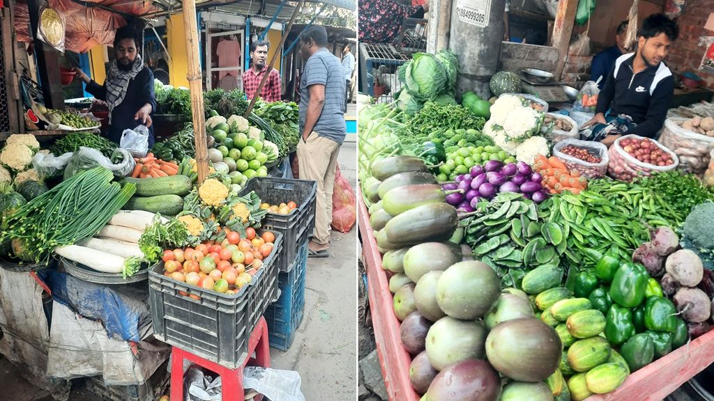 টানা বৃষ্টিতে রাজধানীতে সবজির বাজারে আগুন, কাঁচা মরিচ ২৮০ টাকা
