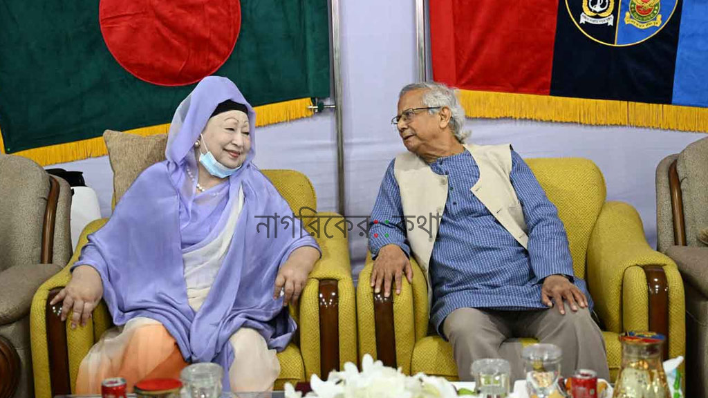 সেনানিবাসে খালেদা জিয়া–প্রধান উপদেষ্টার সংক্ষিপ্ত আলাপ